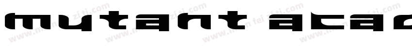 mutant academy字体转换
